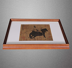 威海市书画装裱配框服务案例